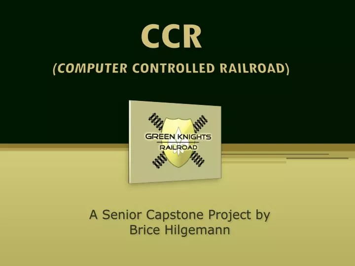 ccr computer controlled railroad