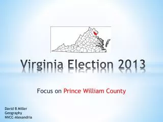 Virginia Election 2013