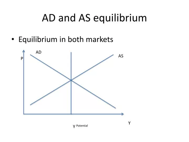 ad and as equilibrium