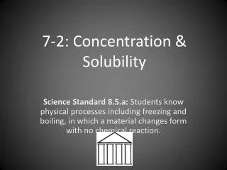 7 2 concentration solubility