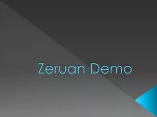 Zeruan Demo