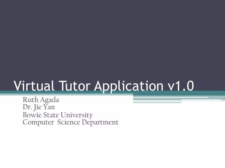 virtual tutor application v1 0