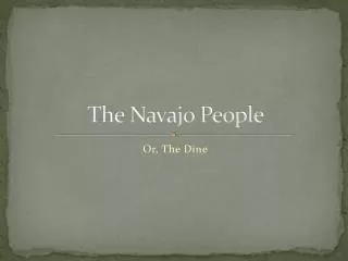 The Navajo People