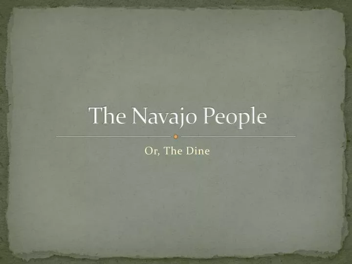 the navajo people