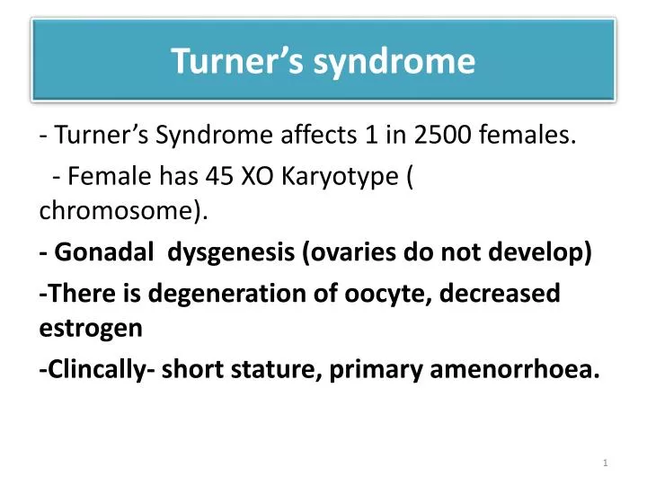 turner s syndrome