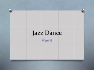 Jazz Dance