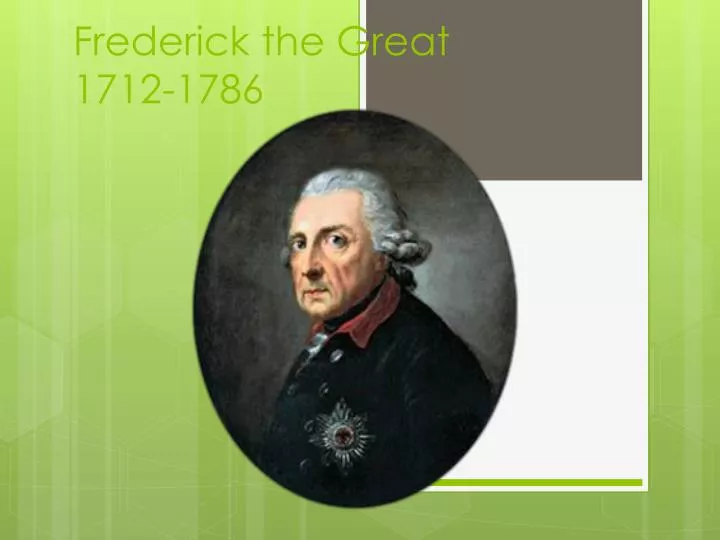 frederick the great 1712 1786