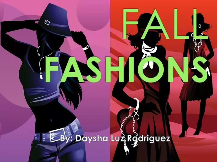 fall fashions