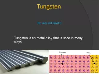 Tungsten