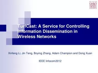 TurfCast : A Service for Controlling Information Dissemination in Wireless Networks