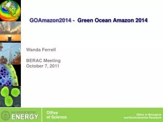 Wanda Ferrell BERAC Meeting October 7, 2011