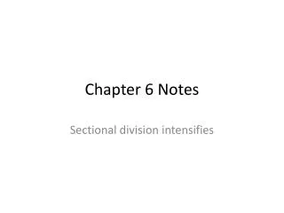 Chapter 6 Notes