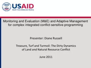 Presenter: Diane Russell Treasure, Turf and Turmoil: The Dirty Dynamics
