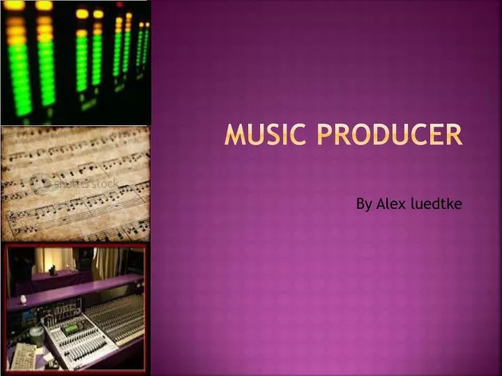music producer