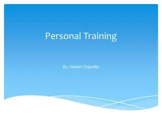 Personal Training