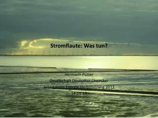 stromflaute was tun