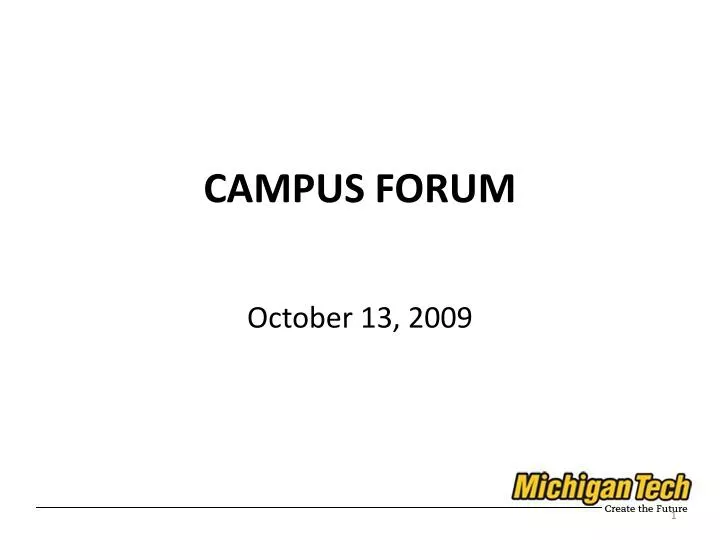 campus forum