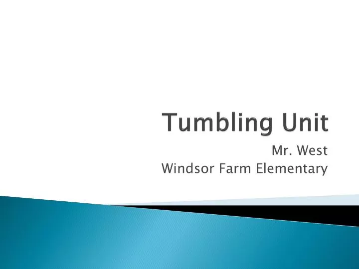 tumbling unit