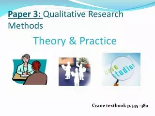 Paper 3: Qualitative Research Methods