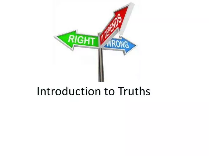 introduction to truths