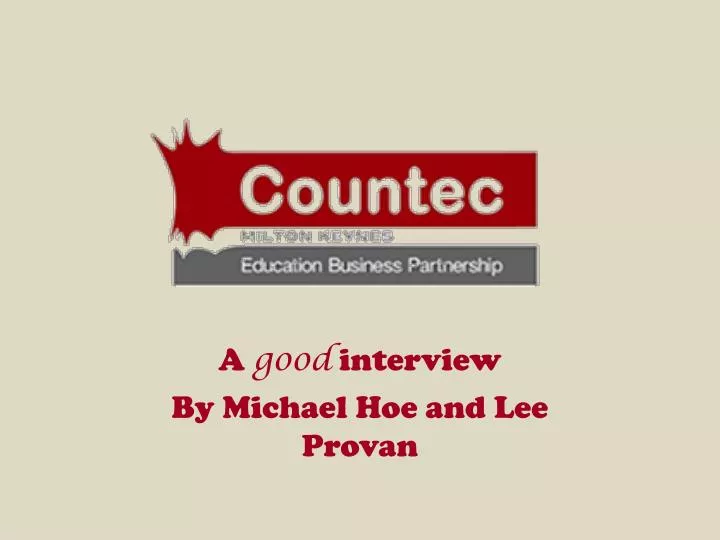 a good interview by michael hoe and lee provan