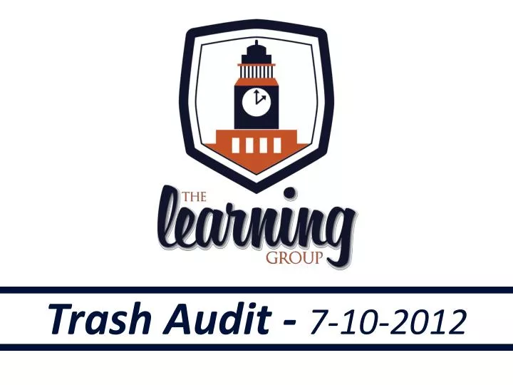 trash audit 7 10 2012