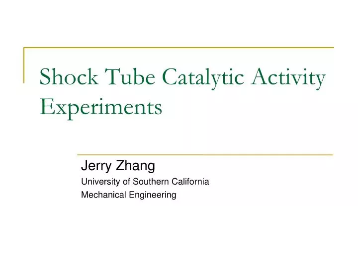 jerry zhang university of southern california mechanical engineering