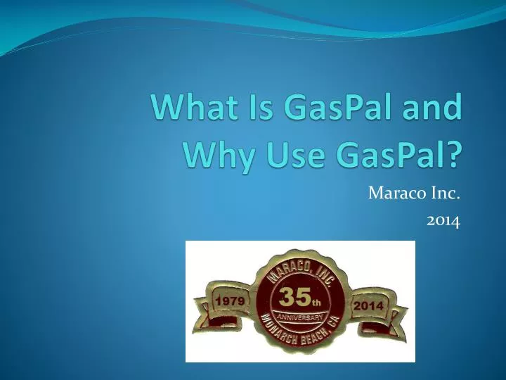 what is gaspal and why use gaspal