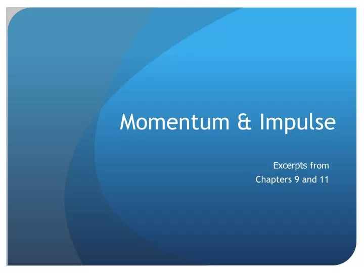 momentum impulse