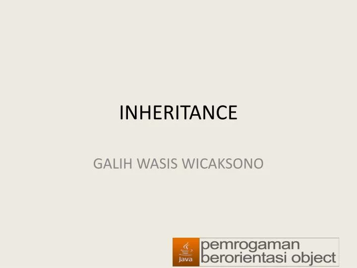 inheritance