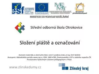 slo en pl t a ozna ov n