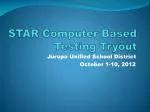 STAR Computer Based Testing Tryout - slide 1