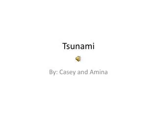 tsunami
