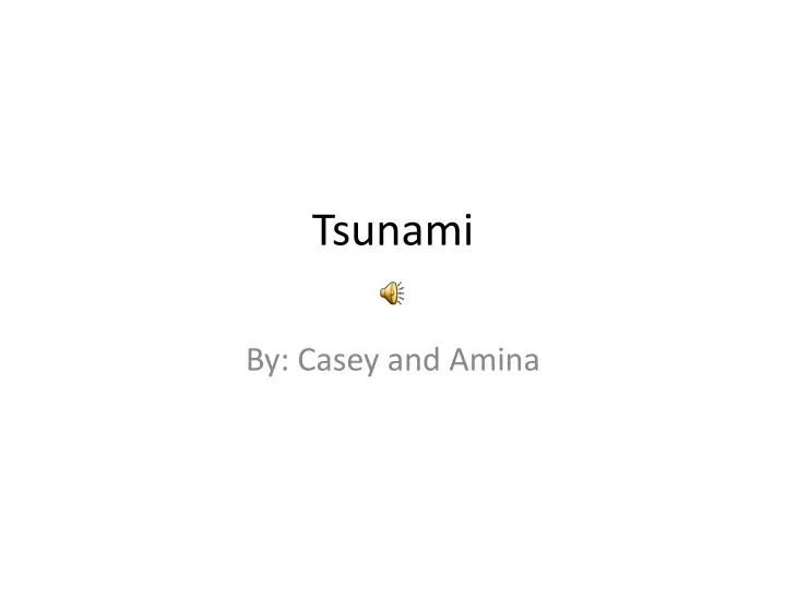 tsunami