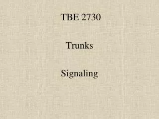 TBE 2730