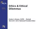Understanding Ethics and Ethical Dilemmas in Professional Life - slide 1