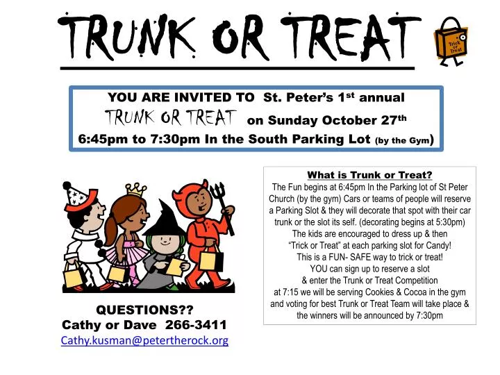 trunk or treat