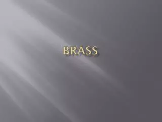 brass