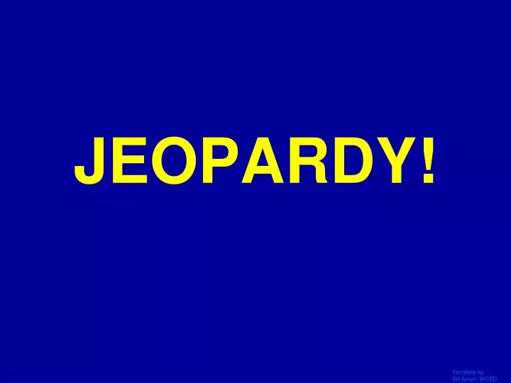 jeopardy