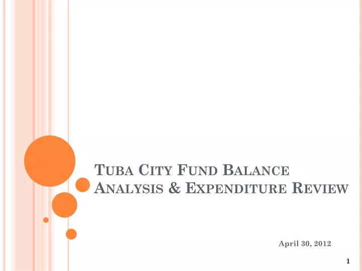 tuba city fund balance analysis expenditure review
