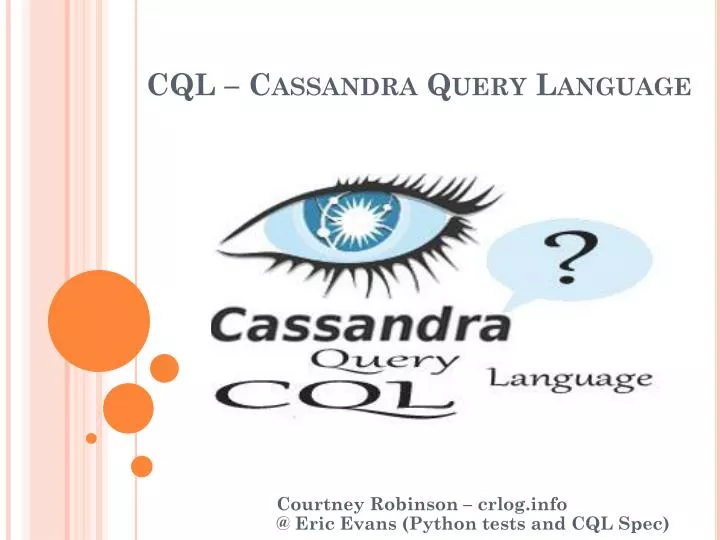 cql cassandra query language