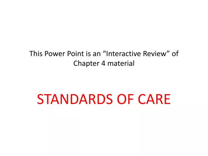 this power point is an interactive review of chapter 4 material