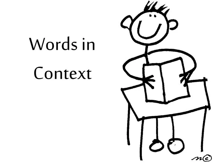words in context