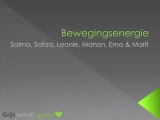 bewegingsenergie