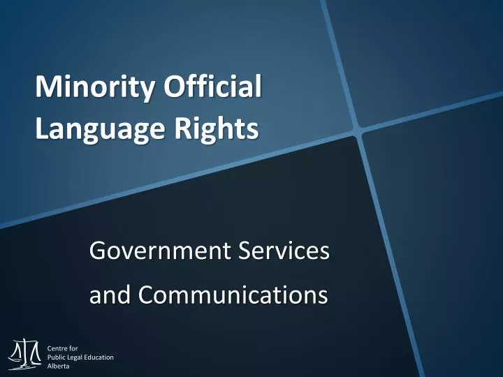 government services and communications