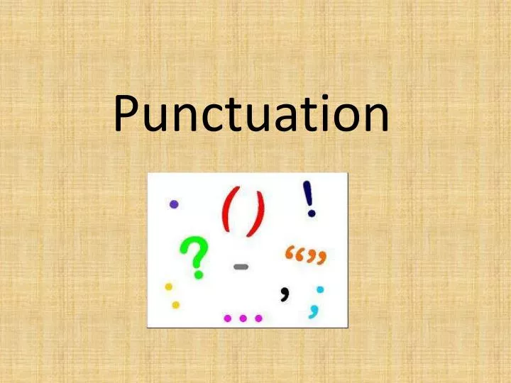 punctuation