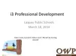 Enhancing College-Ready Writing Skills: Professional Development for Laquey Teachers - slide 1