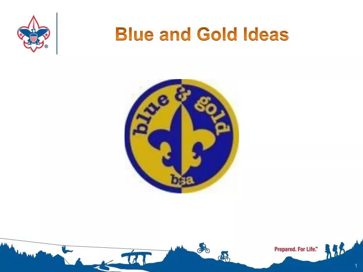 blue and gold ideas