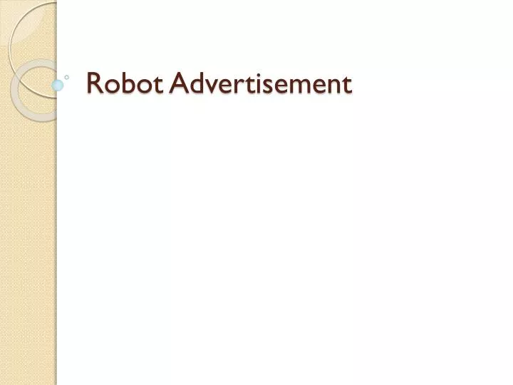 robot advertisement