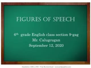 Figures of speech